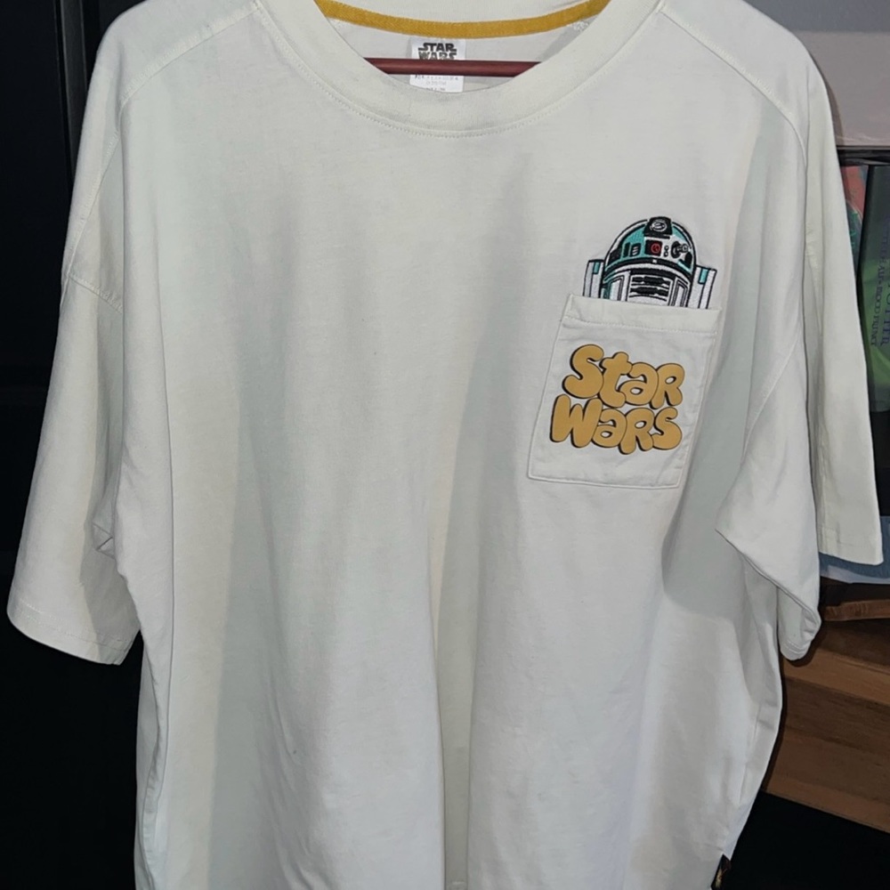 R2-D2 Star Wars Meets the '90s T-Shirt for Adults Unisex | Size XL